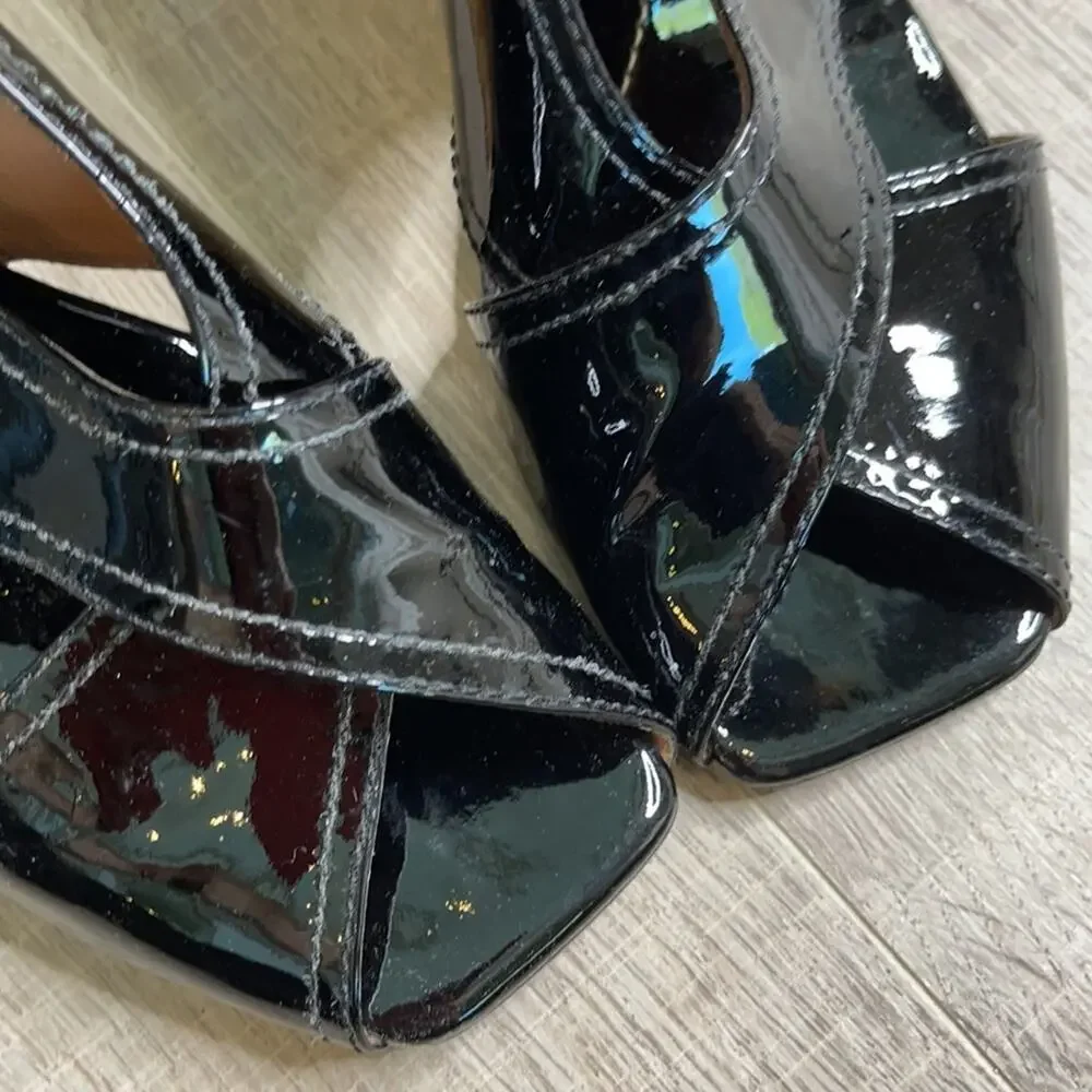 BCBGMaxAzria black patent